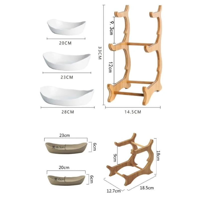 Você Ganhou esta Linda Fruteira de Mesa de Bambu Lenogue